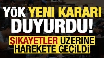 Son dakika: YÖK'ten kritik yeni kararı duyurdu!