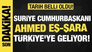 Son dakika... Tarih belli oldu: Ahmet Eş-Şara Türkiye'ye geliyor!