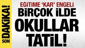 Son dakika... Yarın okul var mı? Açıklama geldi: Eğitime 'kar' engeli!