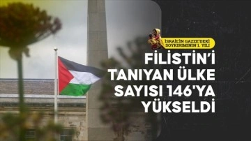 Soykırım sürerken Filistin Devletinin tanınırlığı arttı