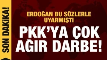 Suriye'de PKK'ya çok ağır darbe!