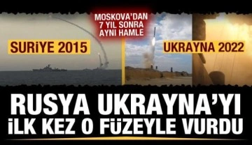 Suriye'den sonra şimdi de Ukrayna: Rusya Ukrayna'yı Kalibr ile vurdu