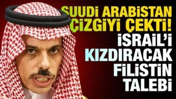 Suudi Arabistan'dan İsrail'i kızdıracak Filistin talebi