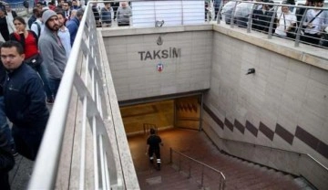 Taksim metro istasyonu saat 13.00'ten itibaren kapatılacak