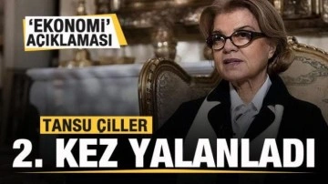 Tansu Çiller'den iddialara yalanlama! Ekonomi açıklaması