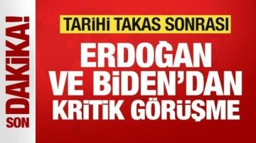 Tarihi adım sonrası Başkan Erdoğan ile ABD Başkanı Biden'dan kritik görüşme