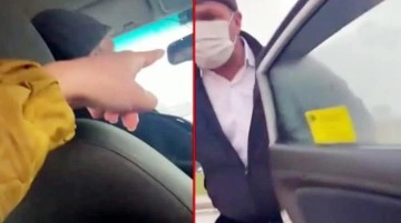 Tartıştığı kadını kolundan tutup aşağıya indiren taksicinin belgesi iptal edildi
