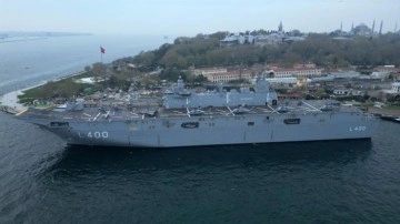 TCG Anadolu yeniden İstanbul'da