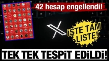 Tek tek tespit edildi: 42 FETÖ'cü hesaba erişim X'te erişim engeli