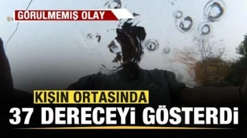 Termometreler kışın ortasında 37 dereceyi gösterdi! Yeni rekor