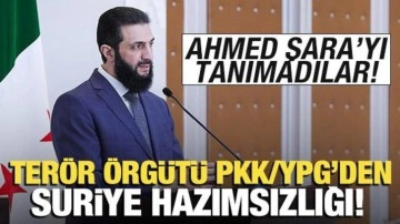 Terör örgütü PKK/YPG'den Suriye hazımsızlığı! Şara'yı tanımadılar