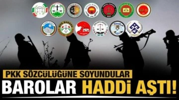 Terör örgütünün sözcülüğüne soyundular... 12 barodan skandal ortak açıklama!