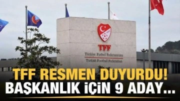 TFF başkanlık seçimi için 9 isim aday oldu!