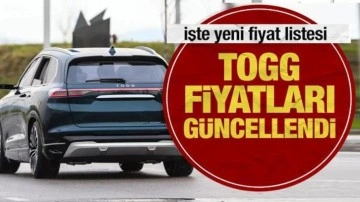 TOGG fiyatlarına ilk zam geldi!