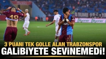 Trabzonspor 3 puanı tek golle aldı