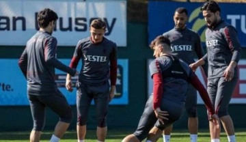 Trabzonspor 4 eksikle çalıştı