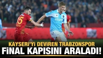 Trabzonspor final kapısını araladı!