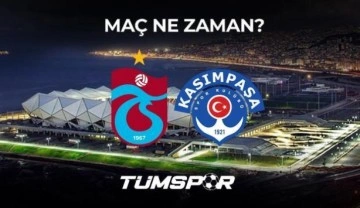 Trabzonspor Kasımpaşa maçı ne zaman, saat kaçta ve hangi kanalda? Maçın hakemi açıklandı!