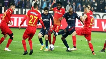 Trabzonspor - Kayserispor! İlk 11'ler