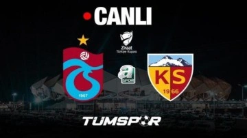 Trabzonspor Kayserispor maçı canlı izle | TS Kayseri Ziraat Türkiye Kupası A Spor şifresiz yayın