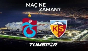 Trabzonspor Kayserispor maçı ne zaman, saat kaçta ve hangi kanalda? TS Kayseri bilet fiyatları...