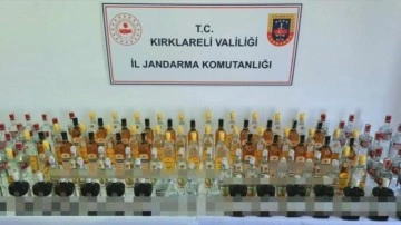 Trakya'da gümrük kaçağı içkilere el konuldu!