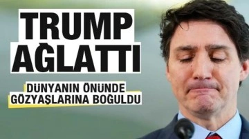 Trudeau gözyaşlarına boğuldu! Trump ağlattı