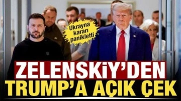 Trump'ın kararı sonrası panikleyen Zelenskiy'den ABD'ye açık çek