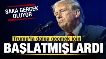 Trump'la dalga geçmek için başlatmışlardı! Şaka gerçek oluyor