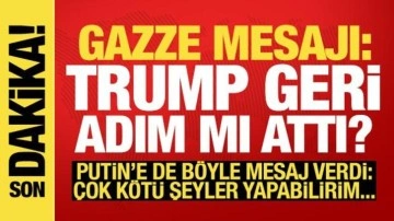 Trump'tan Putin'e açık uyarı: Çok yıkıcı adımlar atabilirim! Gazze için de mesaj verdi