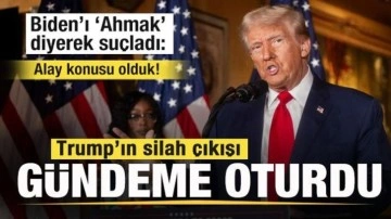 Trump'tan son dakika silah çıkışı! ABD'de gündem oldu: Bunu biliyor musunuz?