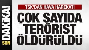 TSK'dan hava harekatı! 16 hedef imha edildi! Çok sayıda terörist öldürüldü