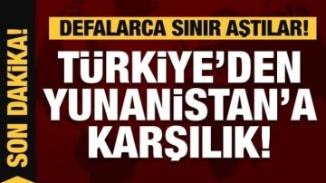 Türk hava sahasını ihlal eden Yunanistan'da karşılık verildi