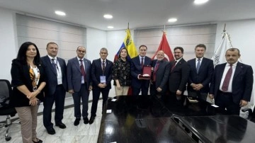 Türk heyeti, Venezuela'nın başkenti Karakas'taki Ombudsmanlık Ofisi'ni ziyaret etti