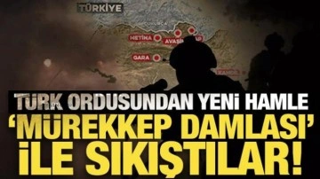 Türk ordusundan yeni hamle: PKK 'mürekkep damlası' ile sıkıştı!