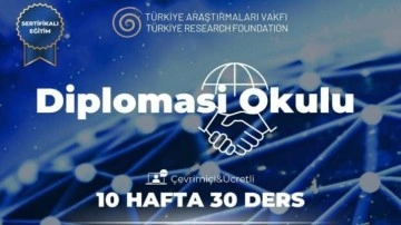 Türkiye Araştırmaları Vakfı Diplomasi Okulu başvuruları devam ediyor