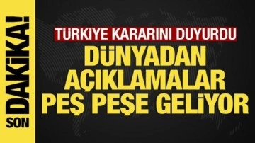 Türkiye, İsveç kararını açıkladı: Dünyadan peş peşe açıklamalar geldi