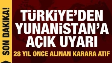 Türkiye'den Yunanistan'a yeni uyarı: 1 mile dahi izin yok!