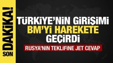 Türkiye'nin girişimi BM'yi harekete geçirdi... Lavrov'un teklifine jet cevap