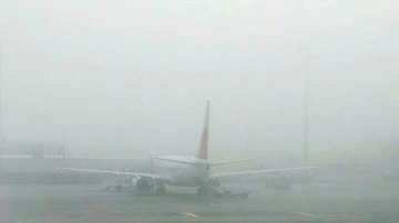 Uçuşu olanlar dikkat; seferler iptal edildi. Gaziantep'te hava seferlerine sis engeli