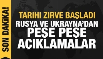 Ukrayna-Rusya görüşmesi başladı! İki ülkeden de peş peşe açıklama