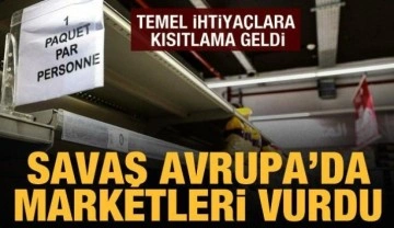 Ukrayna-Rusya savaşı Belçika'yı da vurdu: Temel ihtiyaçlara kısıtlama!