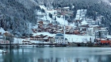 Uzungöl’ den kar manzaraları