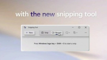 Windows 11'de Ekran Alıntısı Aracı artık ekran kaydedebiliyor
