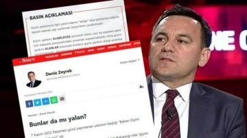 Yargıya taşınıyor... Deniz Zeyrek'in "giyim yardımı" iddiasına bakanlıktan yanıt