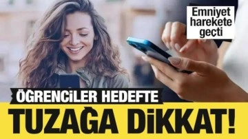 Yeni hedef öğrenciler! Burs tuzağına dikkat....Emniyet devrede