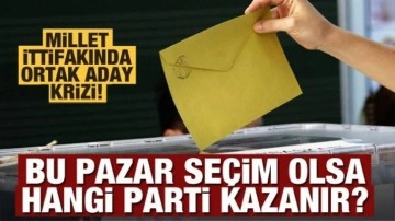 Yeni seçim anketi sonuçları açıklandı! Bu Pazar Seçim Olsa Hangi Parti Kazanır?