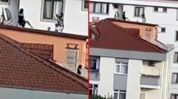 Yer: İstanbul! Beğeni alma uğruna çatıya çıktılar, fotoğraf çekip ölümle dans ettiler