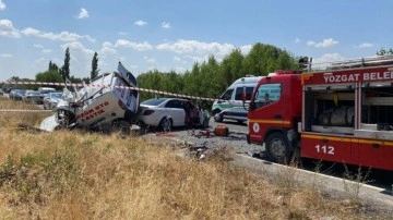 Yozgat'ta korkunç kaza: 3 kişi hayatını kaybetti