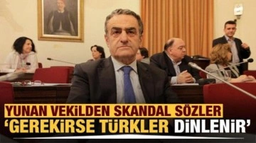 Yunan vekilden skandal sözler: &lsquo;Batı Trakya&rsquo;daki Türkler gerekirse dinlenebilir&rsquo;